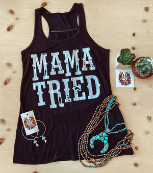 Mama Tried Tank Black
