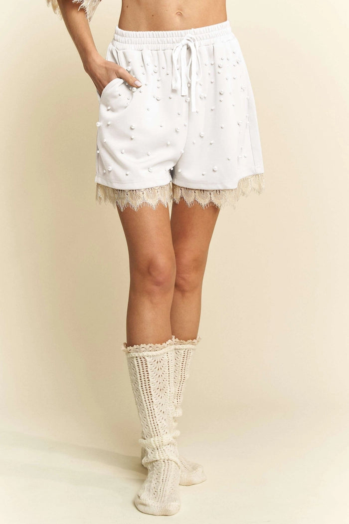Pearl Lace Short