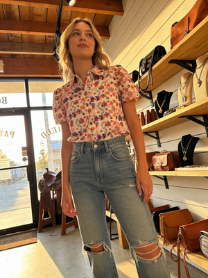 Ranch Girl Dream Floral Top