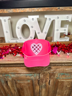 Sweetheart Hot Pink Trucker Hat 🩷