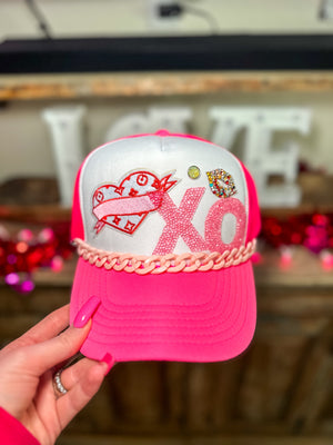 Xo Pink Trucker Hat