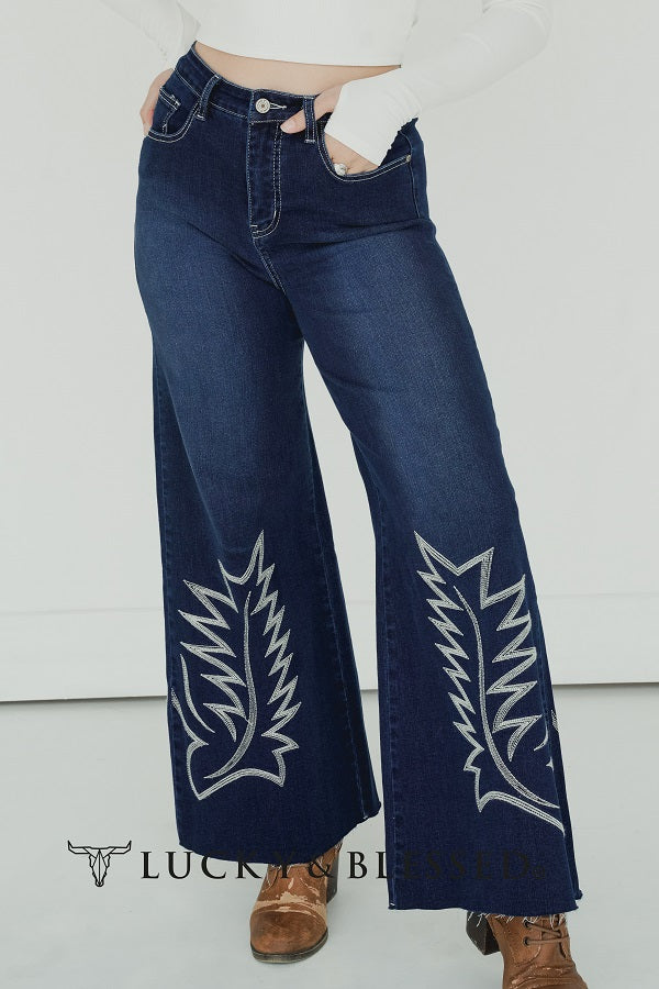 Embroidered Trouser Jean