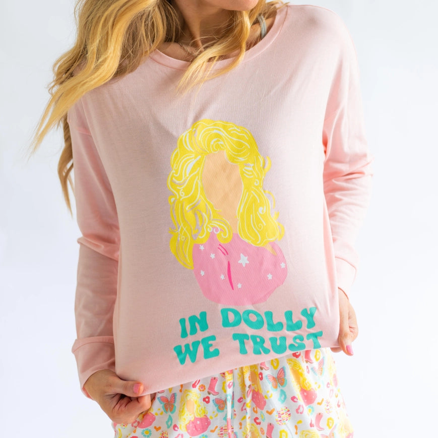 In Dolly We Trust Jammies Adult